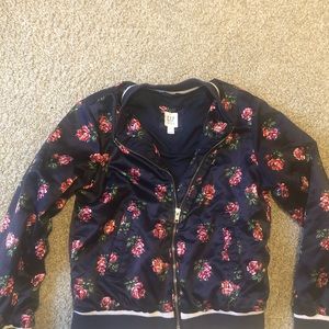 GAP Kids Floral Bomber Jacket